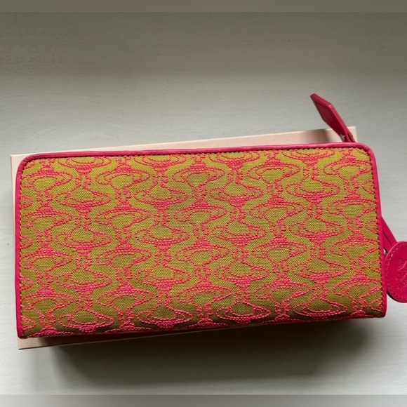 Vivienne Westwood Orb Monogram Canvas Wallet - Picture 1 of 8